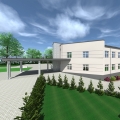 Fot. Wizualizacja nowego pawilonu szpitala w Pionkach