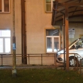 Fot. Pionki24 - nocny transport pacjentów z ambulatorium przy ulicy Harcerskiej w Pionkach